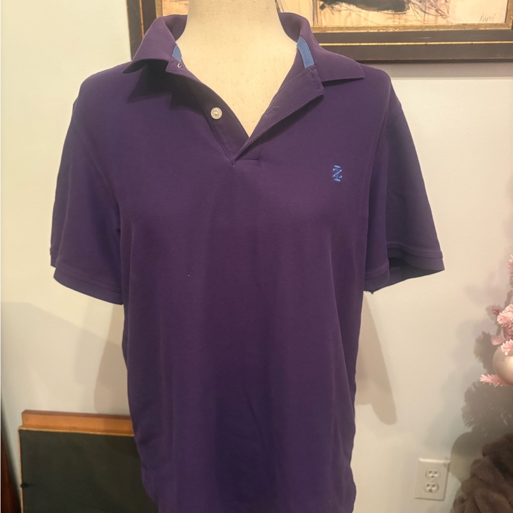 Izod Purple Polo Shirt Classic Design